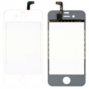 Сенсорный экран (тачскрин) для Apple Iphone 4, белый